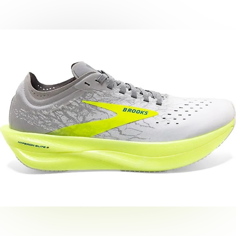 Brooks Hyperion Elite 2 Running shoes white/silver/nightlife men’s 8/ womens 9.5
